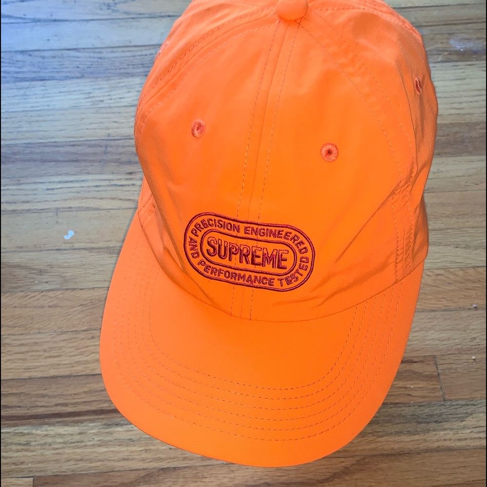 Supreme Orange Precision 6 panel hat